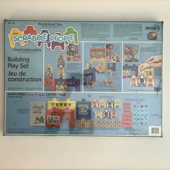 Scrabble People Main Street Play Set NIS (1984) - Picture 2 of 2